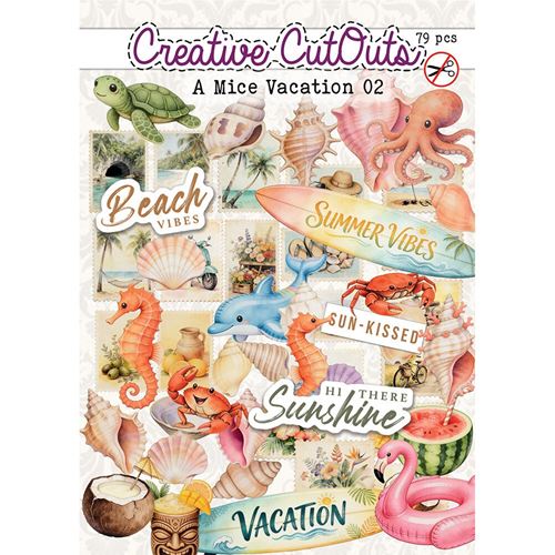 A Mice Vacation 02 Die Cut