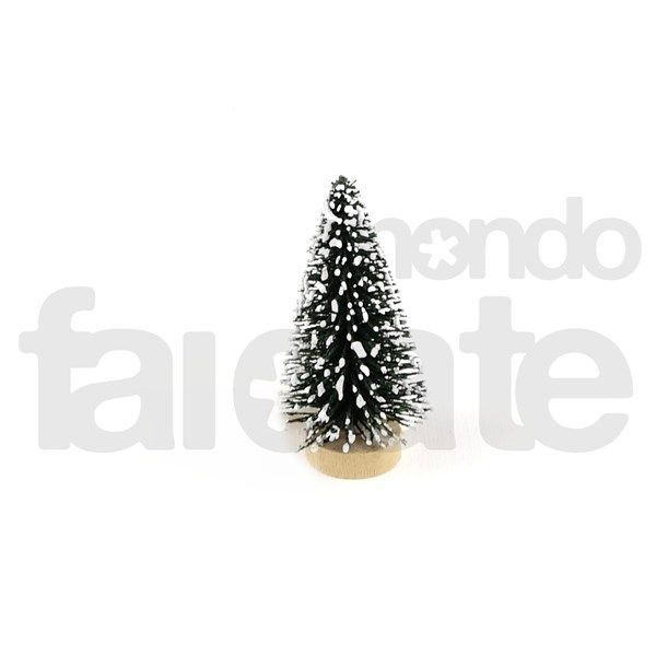 Albero piccolo innevato cm 7 h