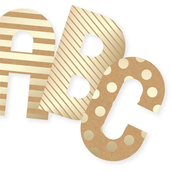 Punch Board Alphabet