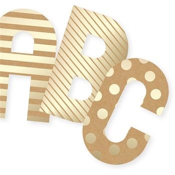 Punch Board Alphabet 