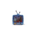 Ambientazione 3D in legno Welcome to New York Tv Retrò con luci led