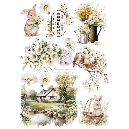 Among the Wildflowers A4 Transfer