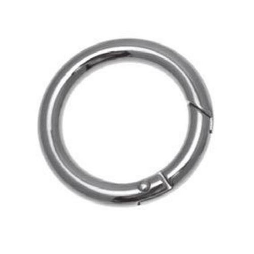 Anello apribile tondino nichelato 18mm