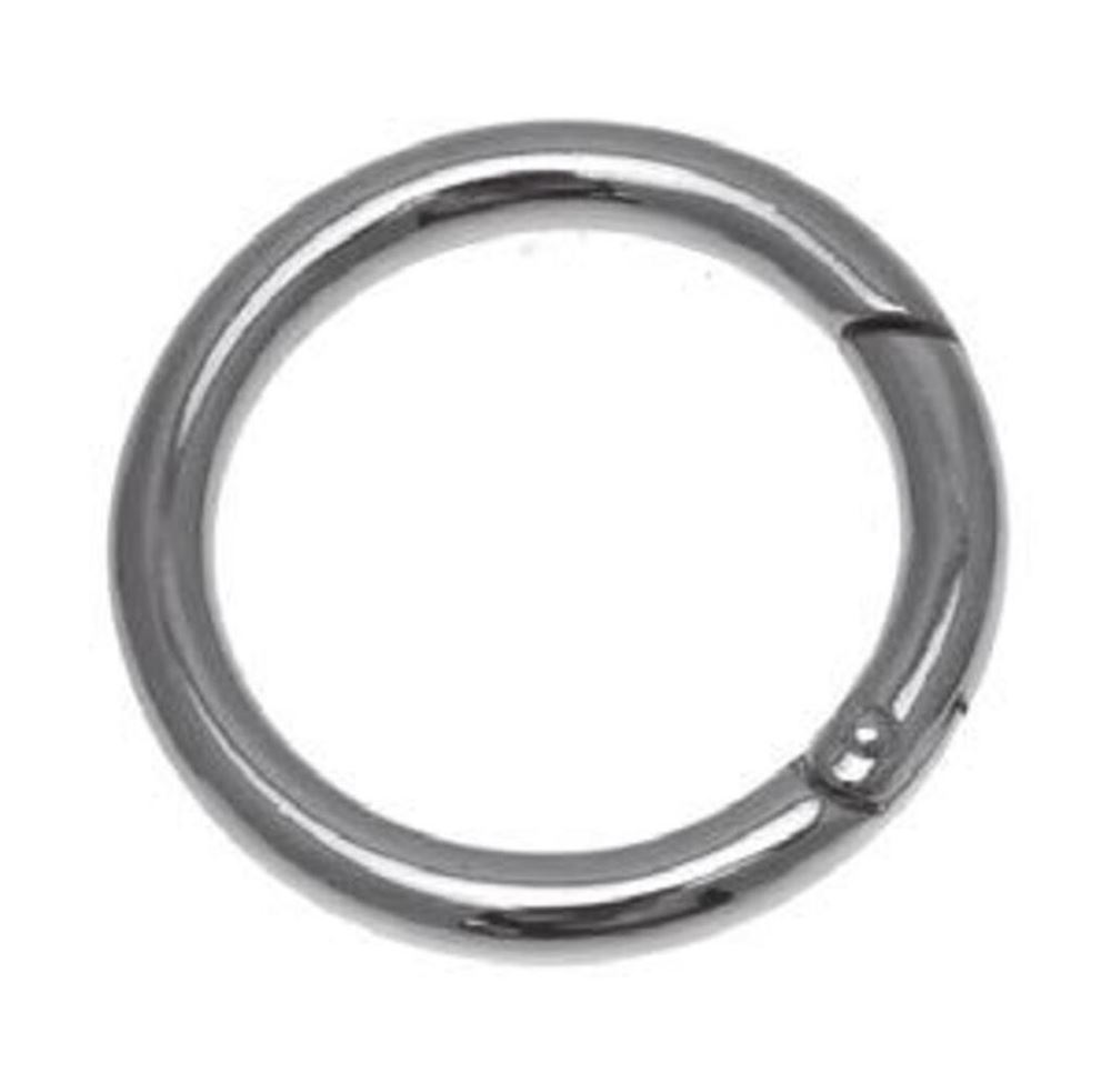 Anello apribile tondino nichelato 25mm