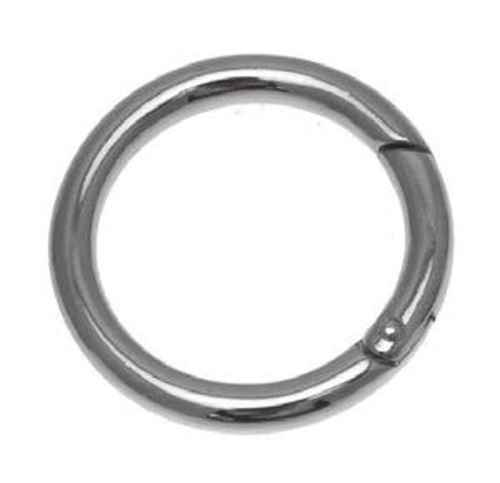 Anello apribile tondino nichelato 25mm