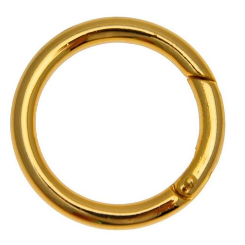 Anello apribile tondino oro 22mm