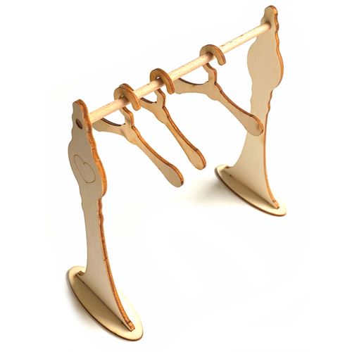 Omino Di Legno Oscillante - Statuetta Decorativa Con Piedi Mobili E 12 Facce Espressive, Per Auto O Scrivania