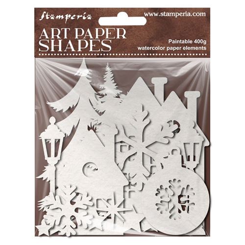 Art Paper Shapes laser cut - Christmas