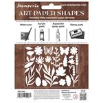 Art Paper Shapes laser cut - Flowers and Poems