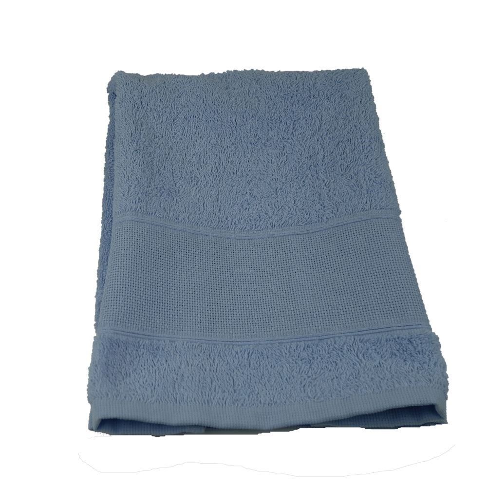 Asciugamano Ospite Emma da Ricamare Azzurro