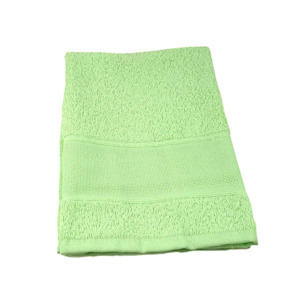 Asciugamano Ospite Emma da Ricamare Verde Tiglio 