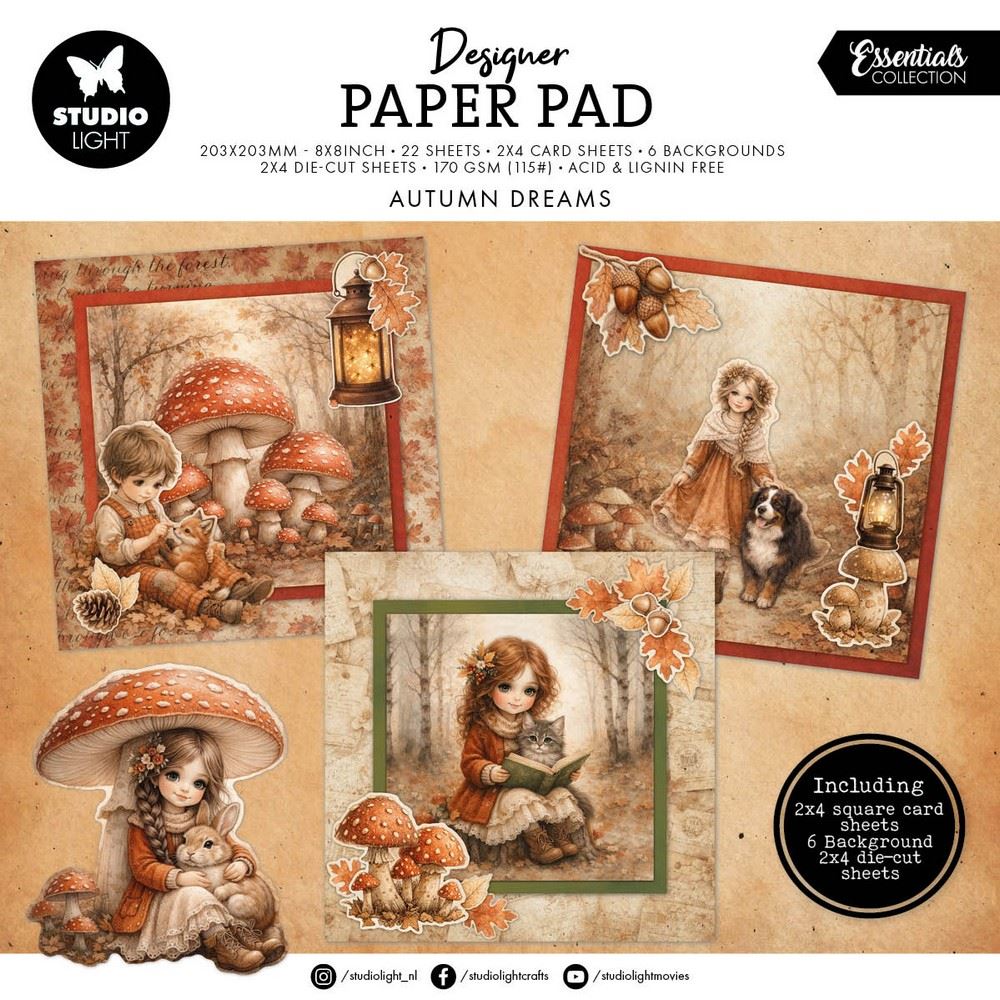 Autumn Dreams Essentials A4 Mixed Paper Pad