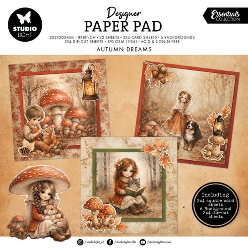 Autumn Dreams Essentials A4 Mixed Paper Pad