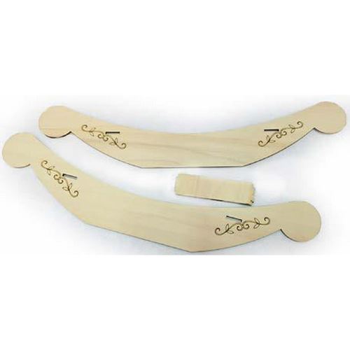 Base per cavallo a dondolo piccolo sagoma in legno