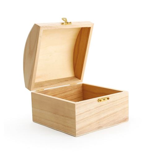 Bauletto in legno forziere