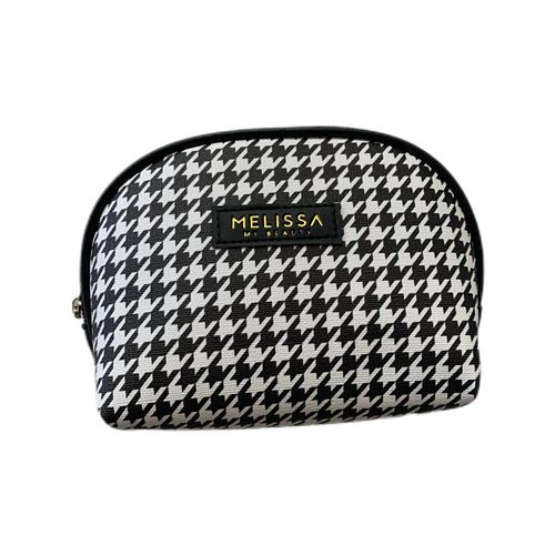 Beauty portatutto bianco nero scozzese