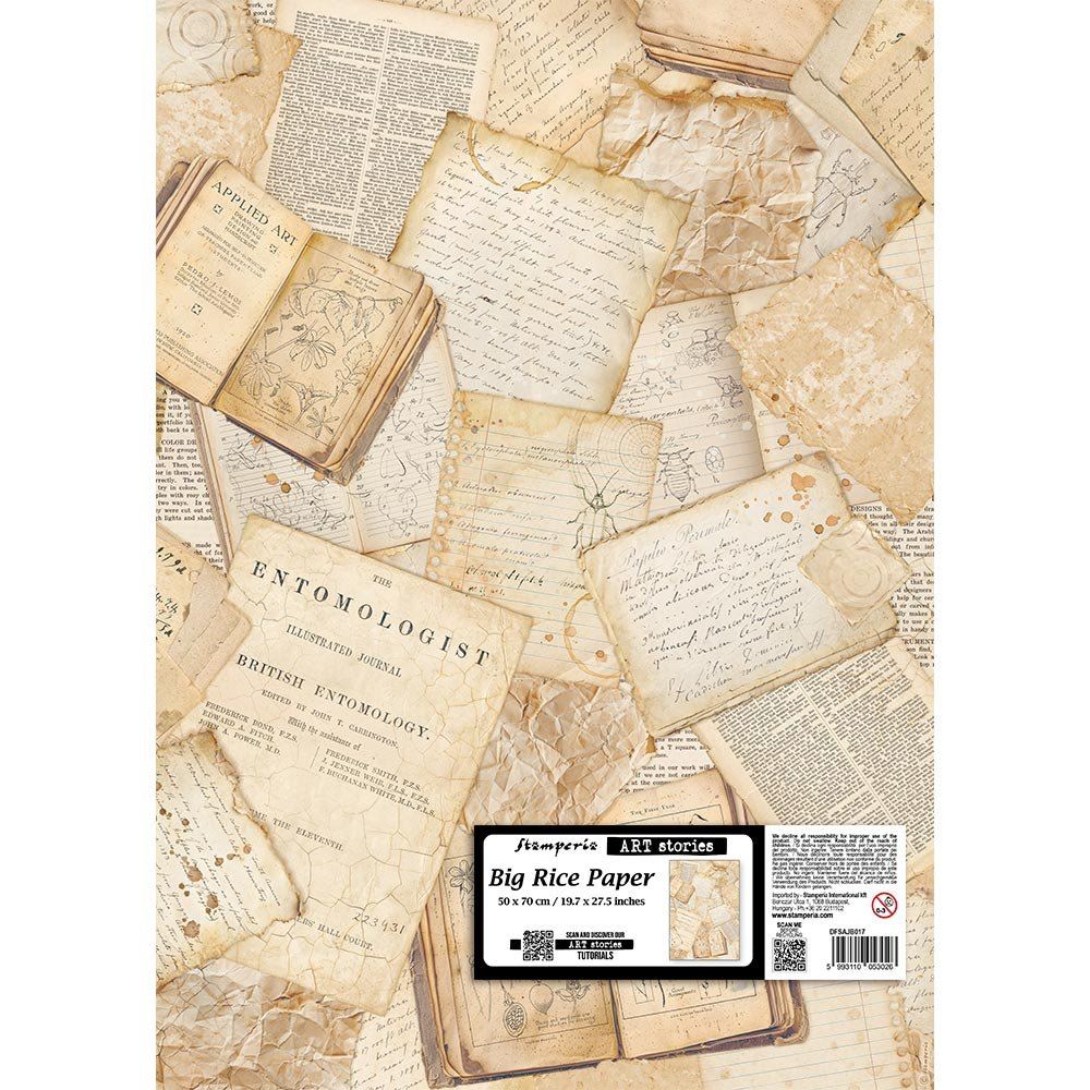 Big Rice Paper Art Stories All Around lettere