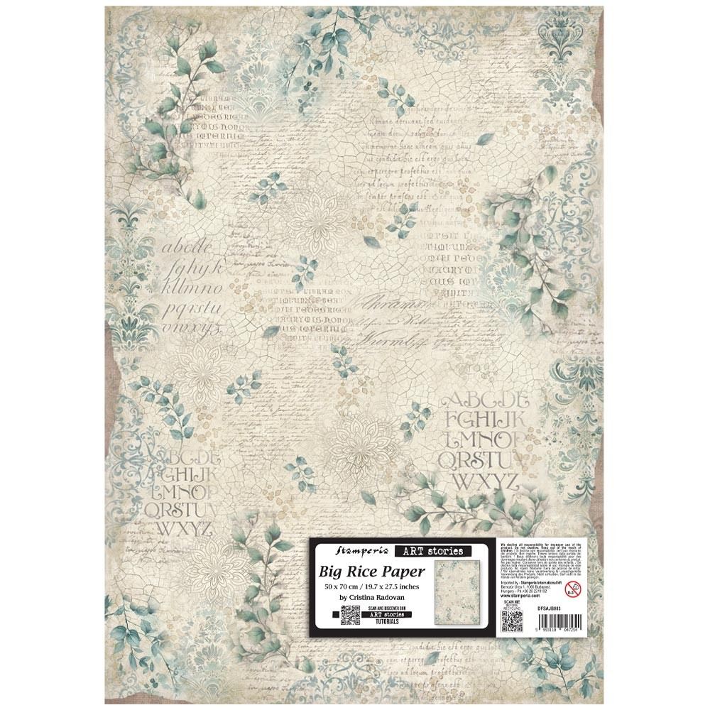 Big Rice Paper Art Stories Foglie