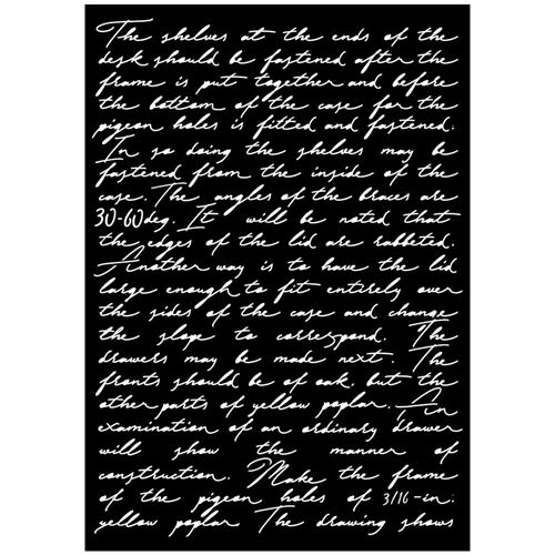 Big Stencil A3 Art Stories Scritte