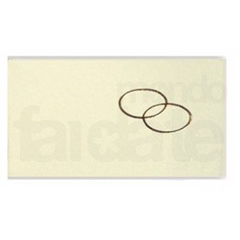 Bigliettini Avorio per Bomboniere Nozze