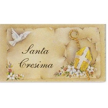 Bigliettini Bomboniere per Santa Cresima