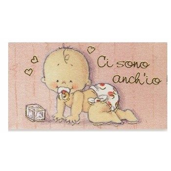 Bigliettini per Bomboniere Nascita Baby Girl