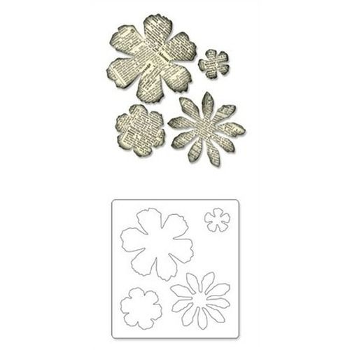 Bigz Die Tattered Florals Tim Holtz