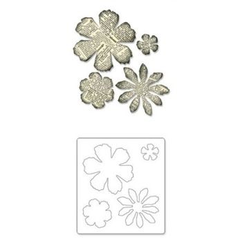 Bigz Die Tattered Florals Tim Holtz