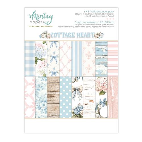 Blocchi di Carte Cottage Heart 15 x 20