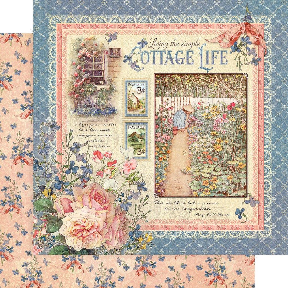Blocchi di Carte Cottage Life con stickers - Mondo Fai da Te