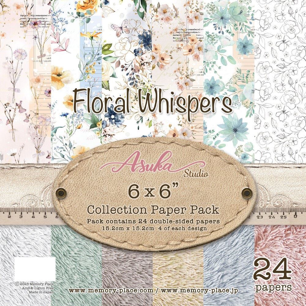 Blocchi di Carte Floral Whisper 15x15