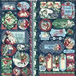 Blocchi di Carte Let It Snow con stickers