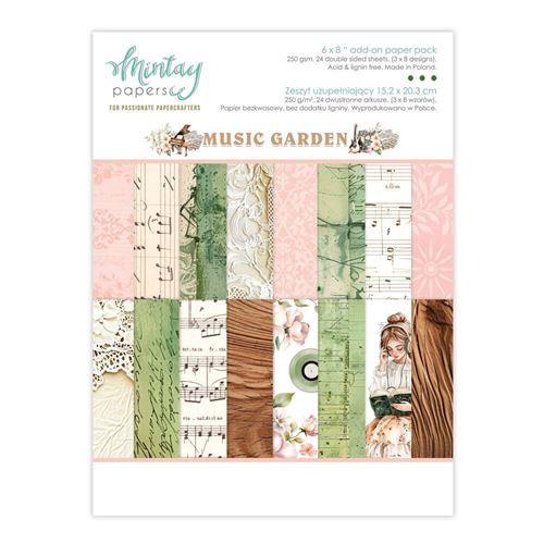 Blocchi di Carte Music Garden 15 x 20