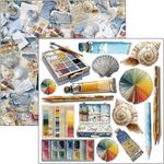 Blocchi di Carte Scrap An Artist Journey Pad cm 15 x 15