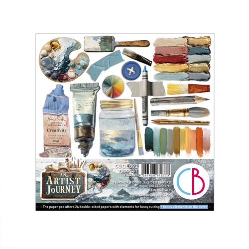 Blocchi di Carte Scrap An Artist Journey Pad cm 15 x 15