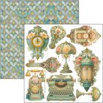 Blocchi di Carte Scrap Artemis Fussy Cut Pad cm 15 x 15