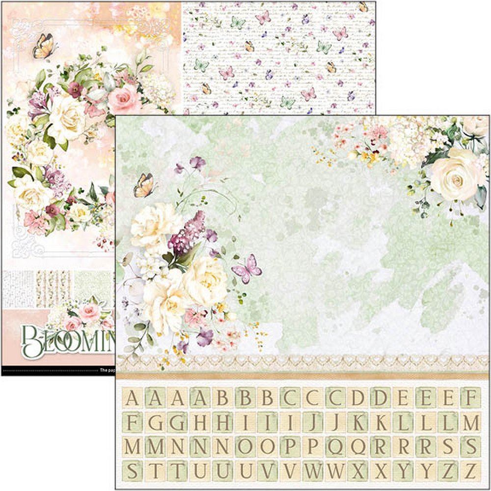 Blocco di Carte Scrap Blooming Pad 8