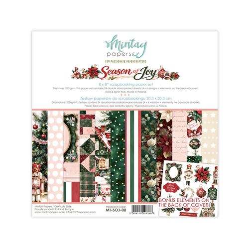 Blocchi di Carte Scrap Blossom Serenity 20x20