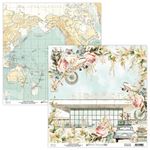 Blocchi di Carte Scrap Bon Voyage 20x20