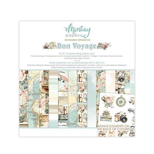 Blocchi di Carte Scrap Bon Voyage 20x20