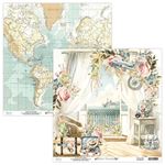 Blocchi di Carte Scrap Bon Voyage 20x20