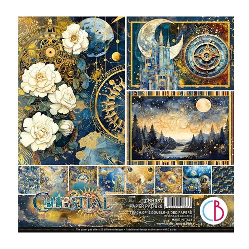 Blocchi di Carte Scrap Celestial cm 20 x 20
