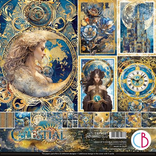 Blocchi di Carte Scrap Celestial cm 30 x 30