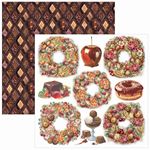 Blocchi di Carte Scrap Chocolate Wanderlust Fussy Cut Pad cm 15 x 15