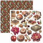 Blocchi di Carte Scrap Chocolate Wanderlust Fussy Cut Pad cm 15 x 15
