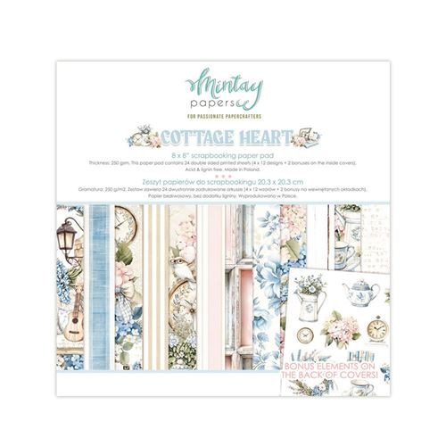 Blocchi di Carte Scrap Cottage Heart 20x20