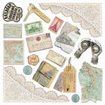 Blocchi di Carte Scrap Eastern Journey Fussy Cut Pad cm 15 x 15