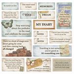 Blocchi di Carte Scrap Eastern Journey Fussy Cut Pad cm 15 x 15