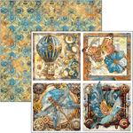 Blocchi di Carte Scrap Esprit de Voyage Pad 8