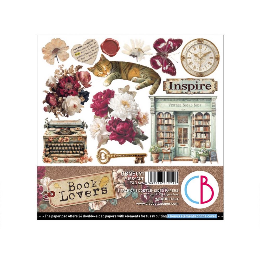 Blocchi di Carte Scrap Book Lovers Pad cm 15 x 15